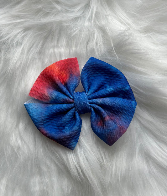 Red & Blue Tie Dye