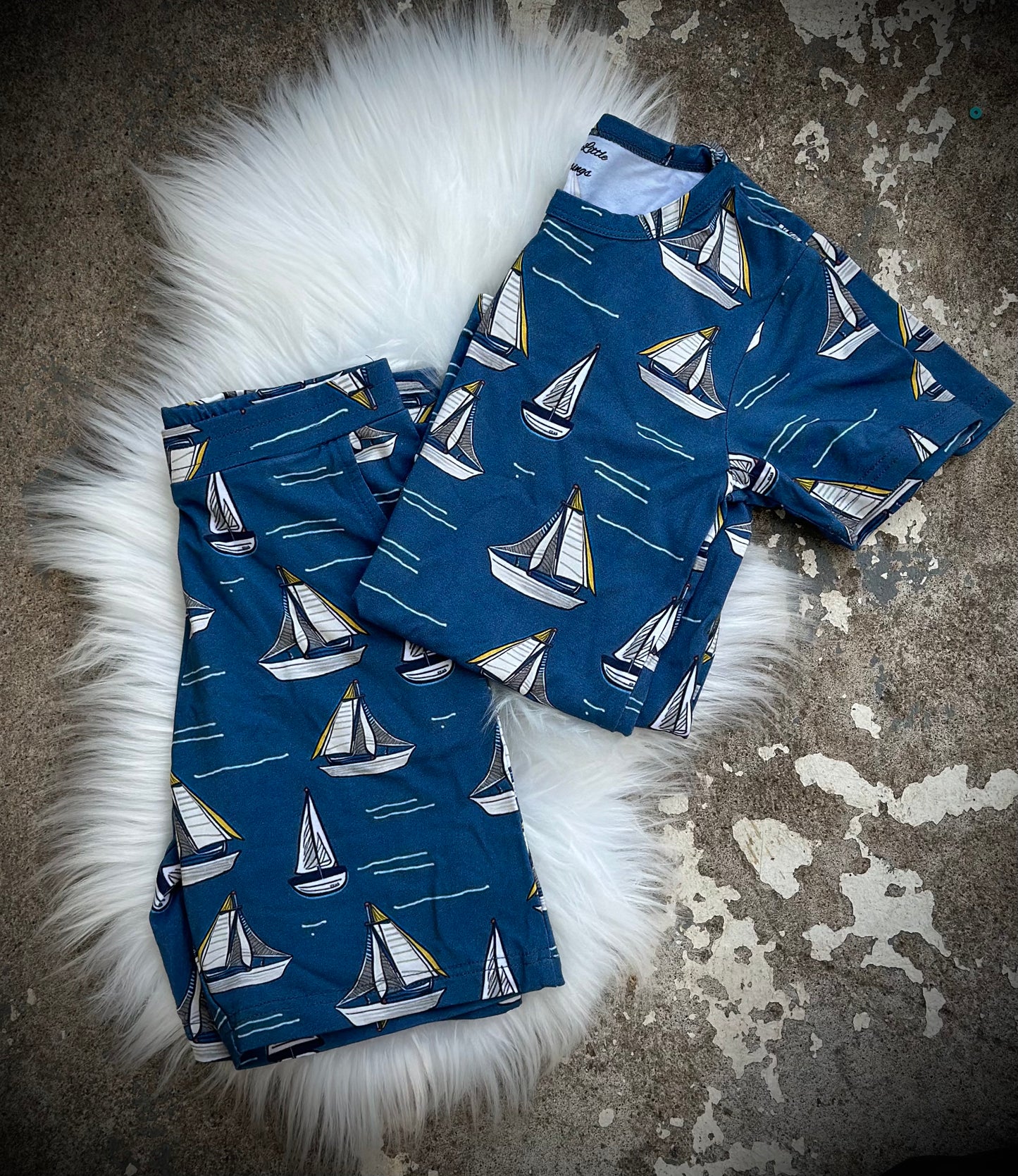 *Open Bag* Size 6 Sail Away 2 Piece Bamboo Pajamas