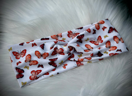 Autumn Butterflies Wraps & Scrunchies