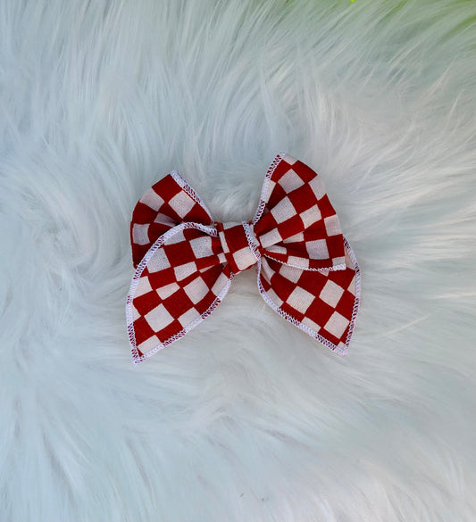 Rust & Cream Checkered Fable