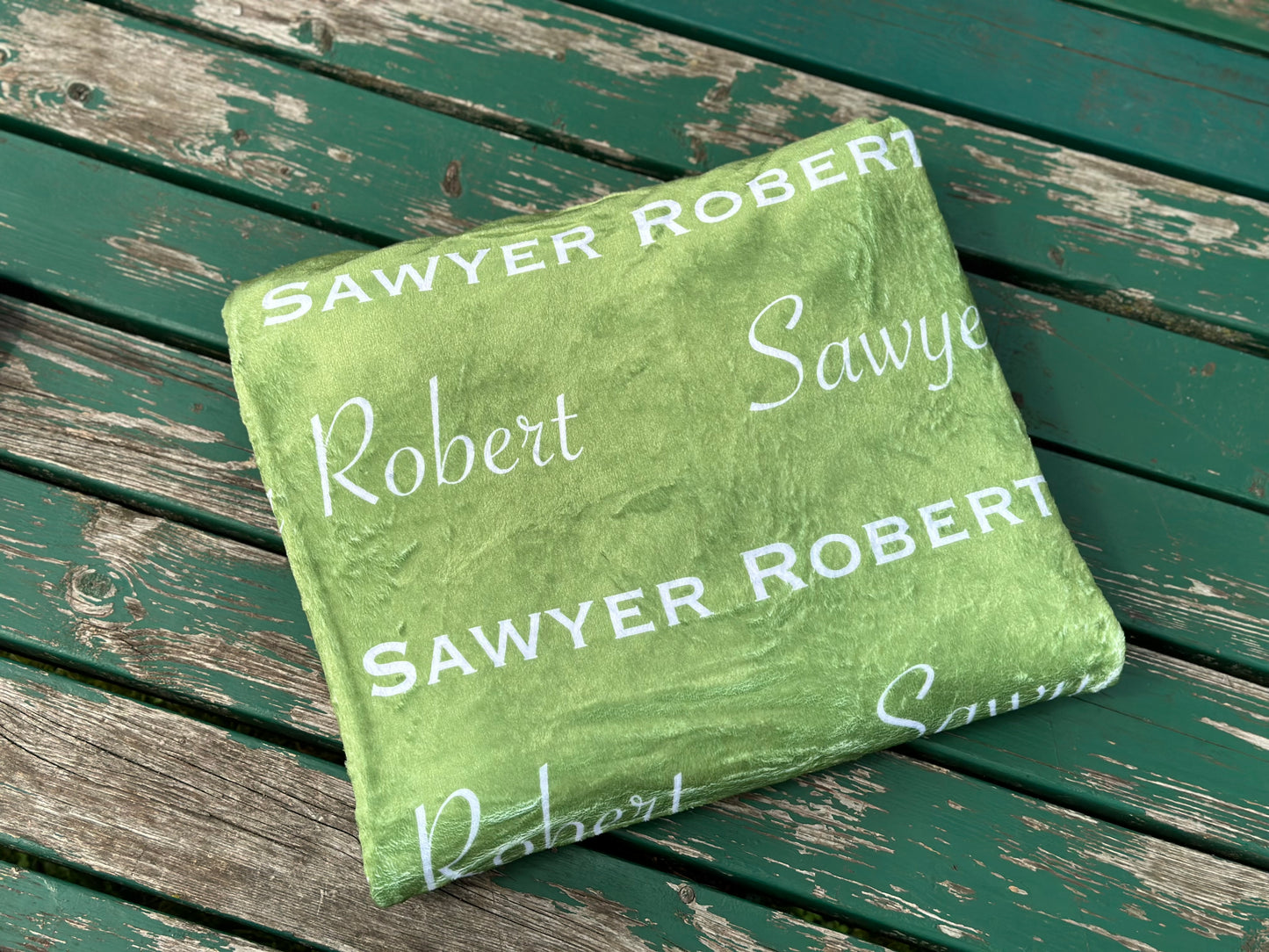 Custom Print Minky Blanket