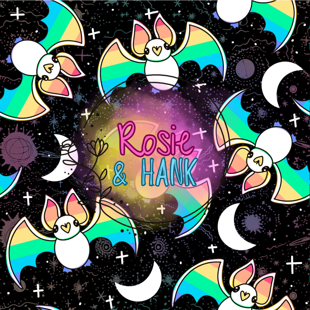 Little Geeks x Rosie & Hank Pride Bats Collab