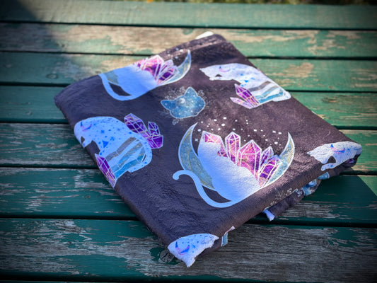Mystical Kitten Minky Blanket