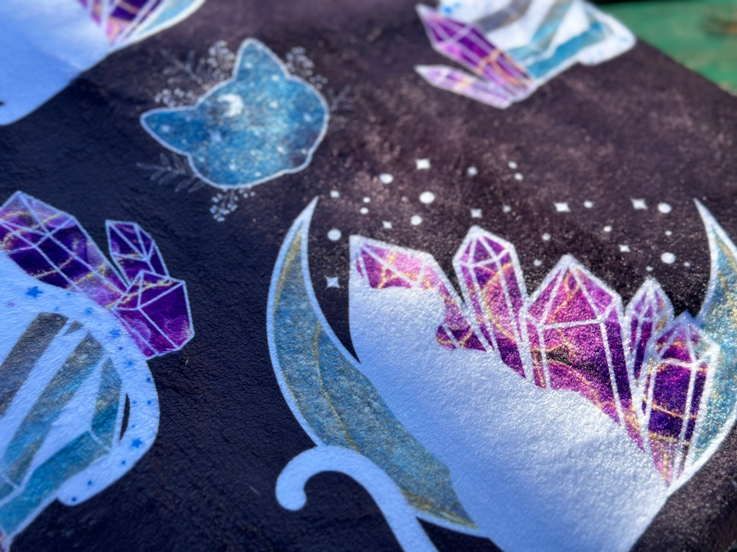 Mystical Kitten Minky Blanket
