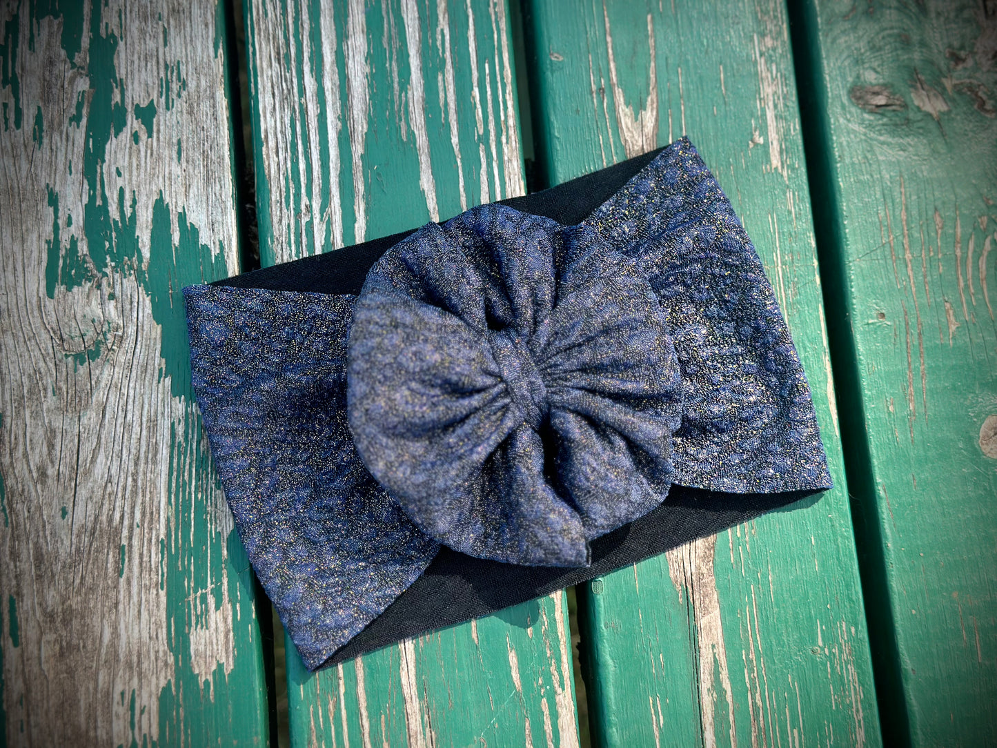 Shimmer: Navy Leopard