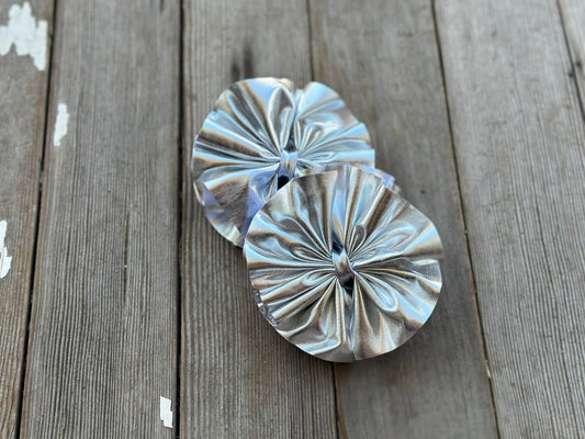 Pleather: Silver