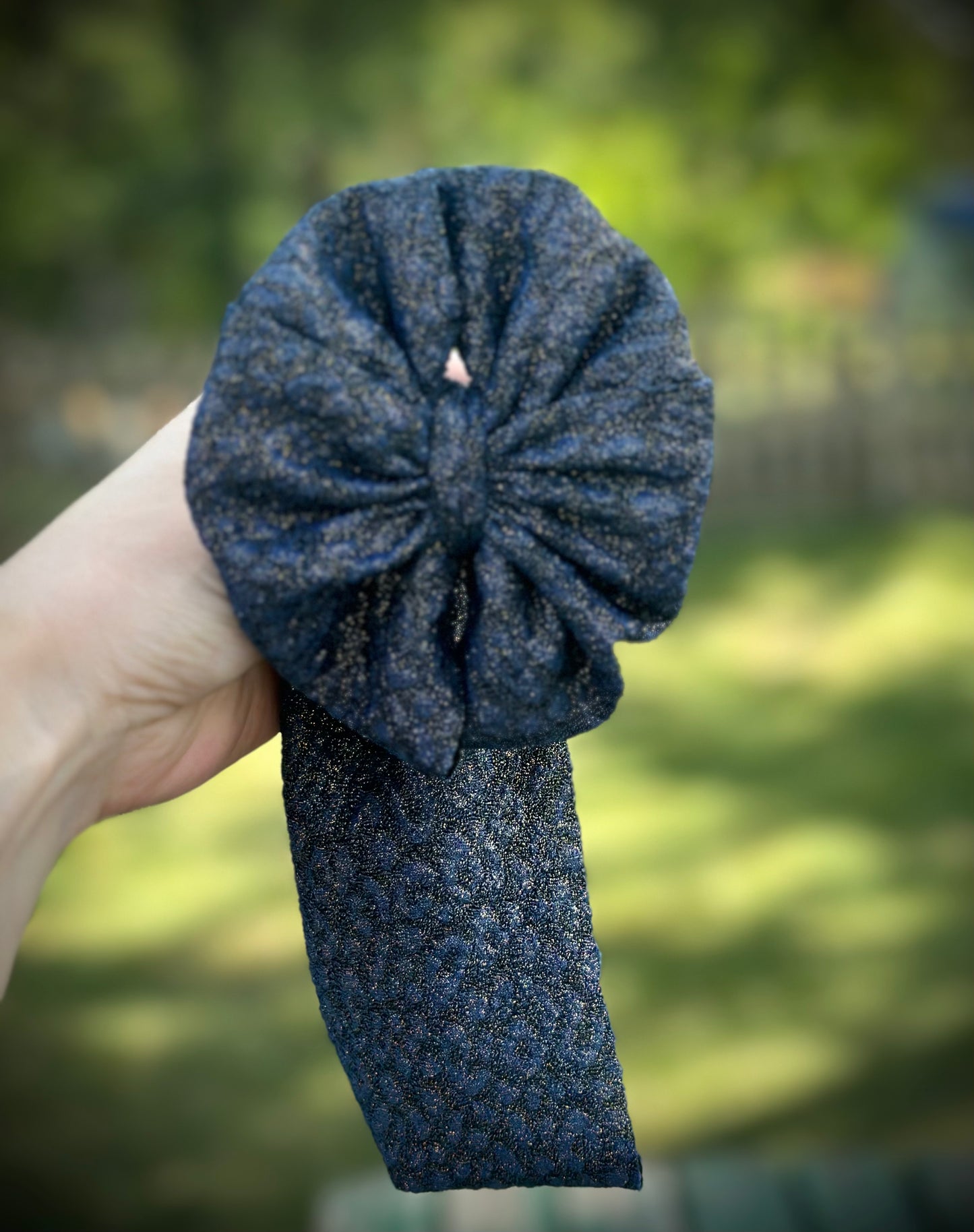 Shimmer: Navy Leopard