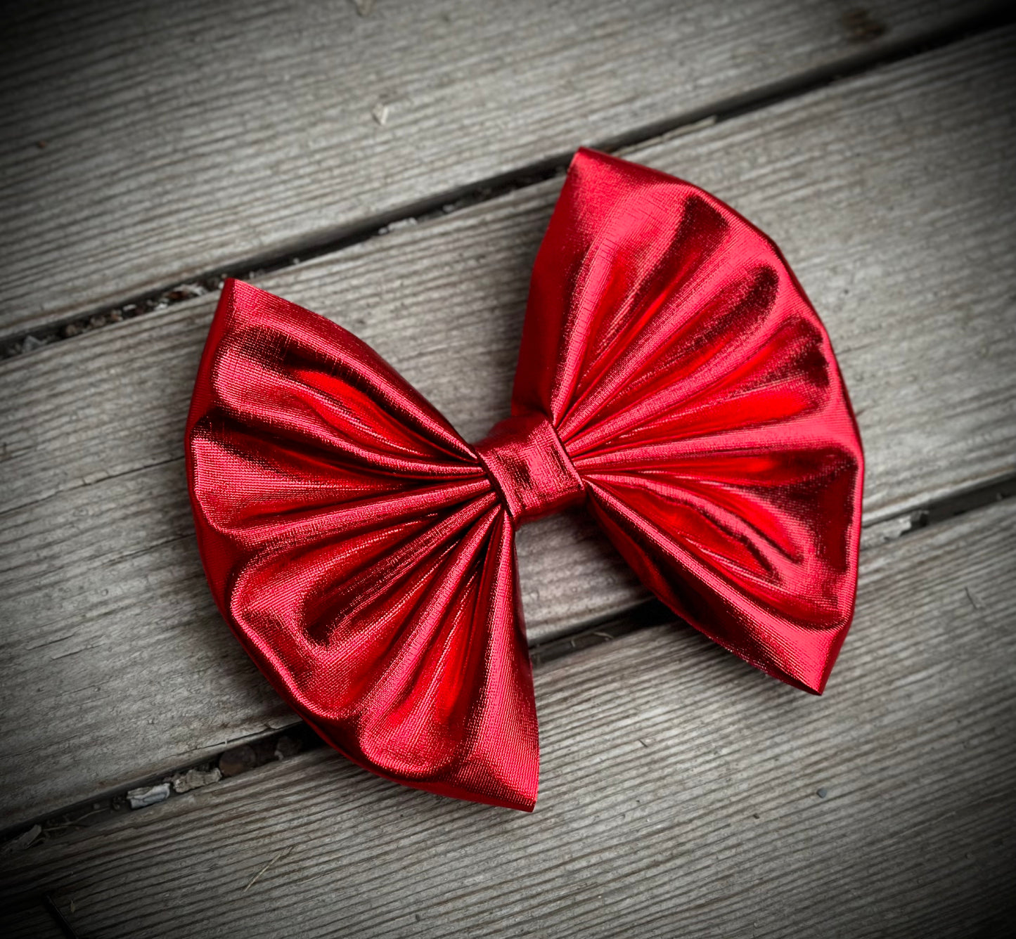 Pleather: Metallic Red