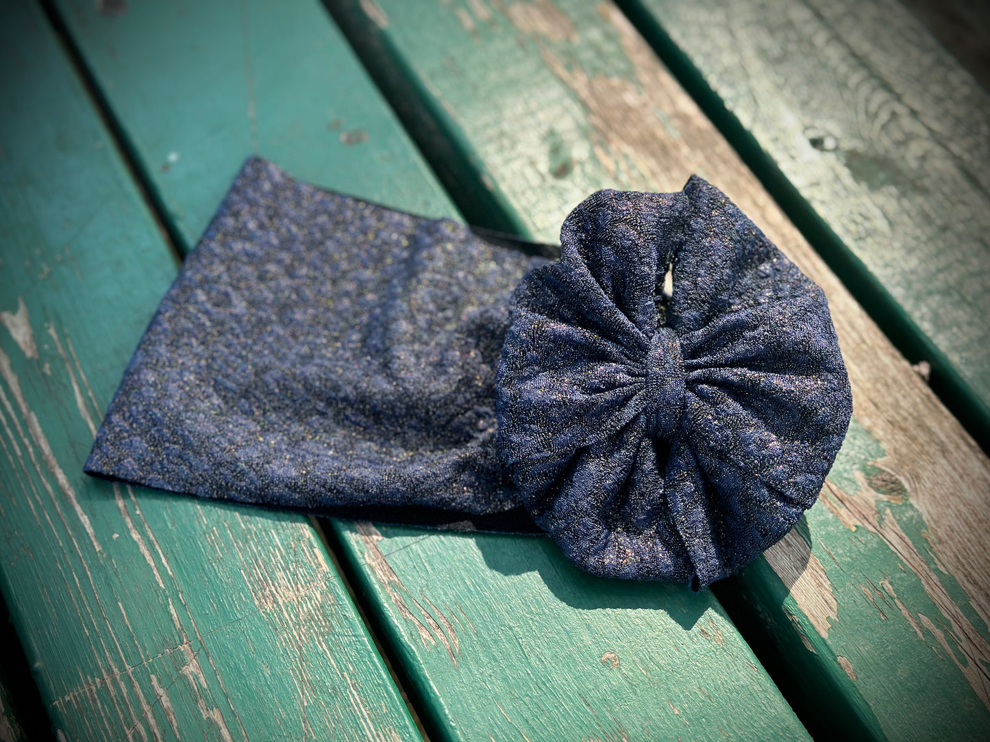 Shimmer: Navy Leopard