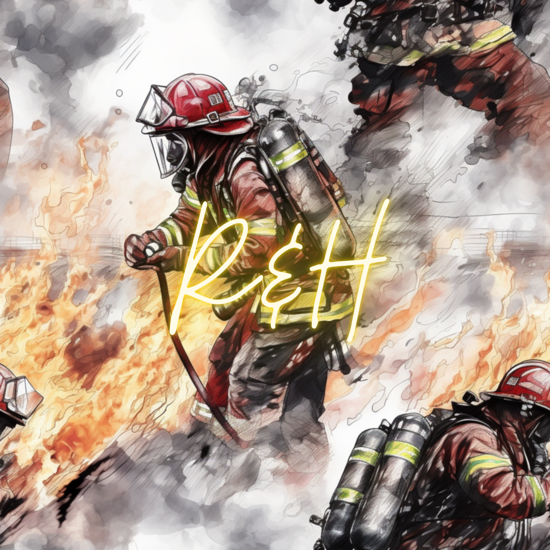 Fire Fight Minky Blanket