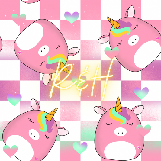 Squishy Unicorn Minky Blanket
