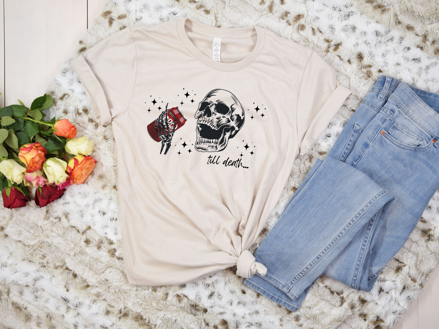 Til Death Skeleton Tee