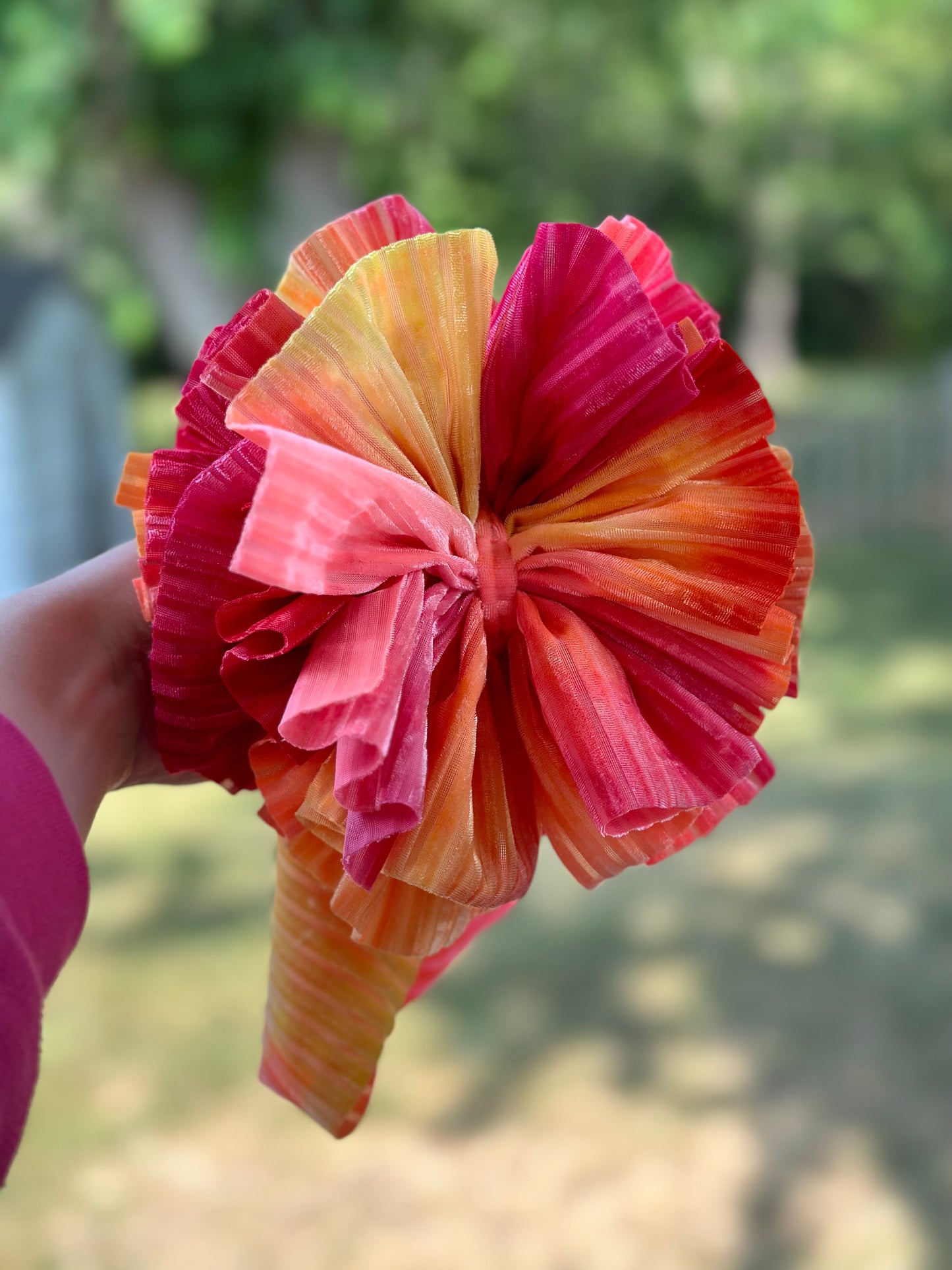 Strawberry Lemonade Tie Dye Ribbed Velvet