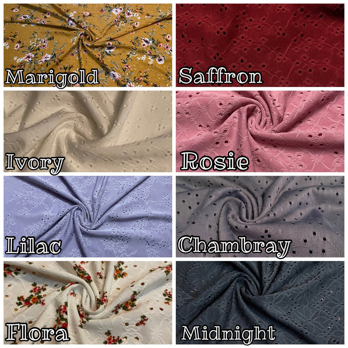 Eyelet: Saffron