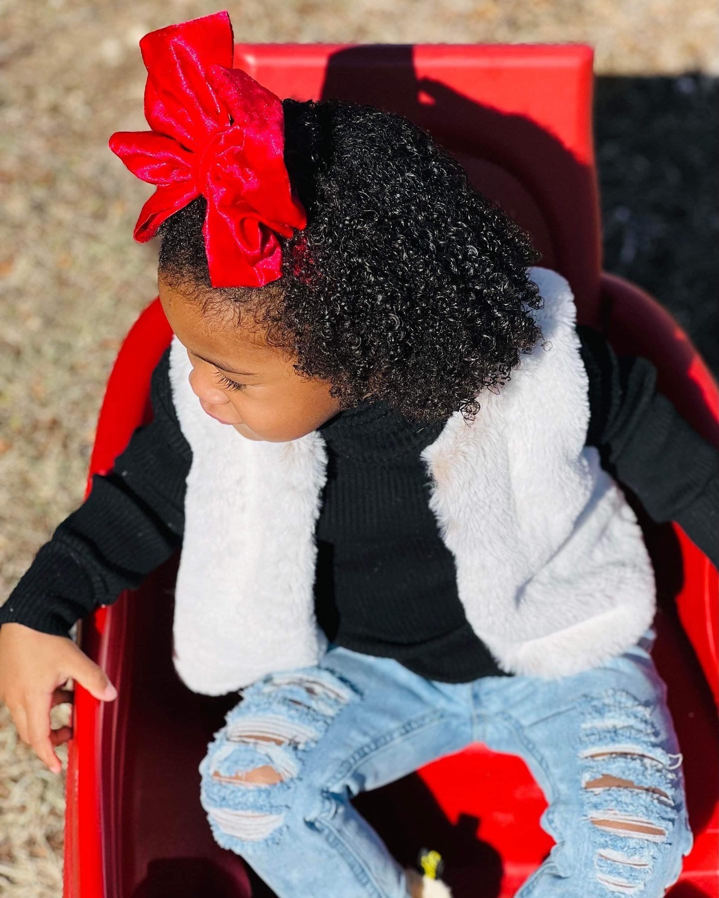 Crushed Velvet: Red
