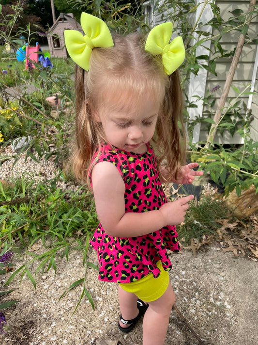 Neon Yellow Puff