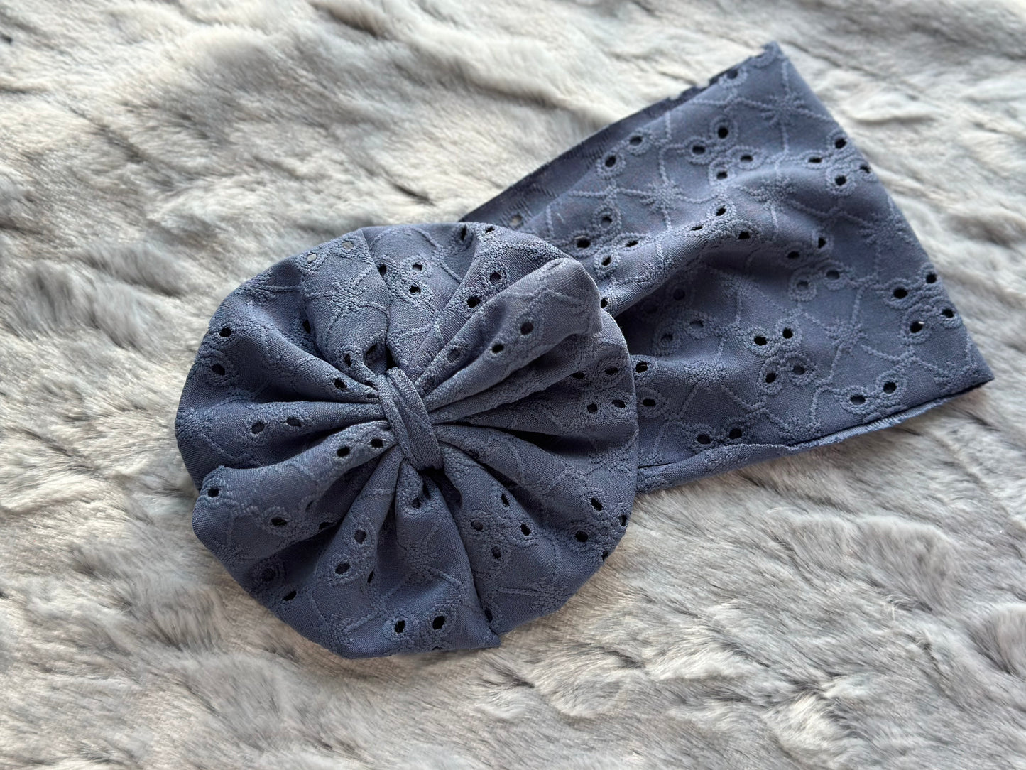 Eyelet: Chambray