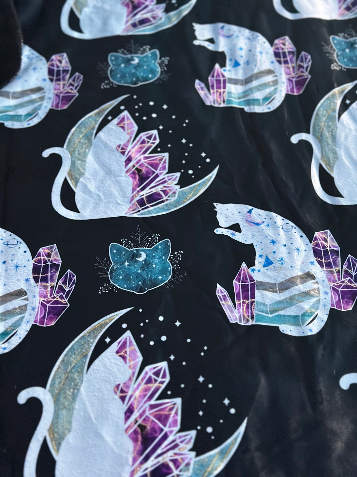 Cats & Crystals Luxe Minky 50x60