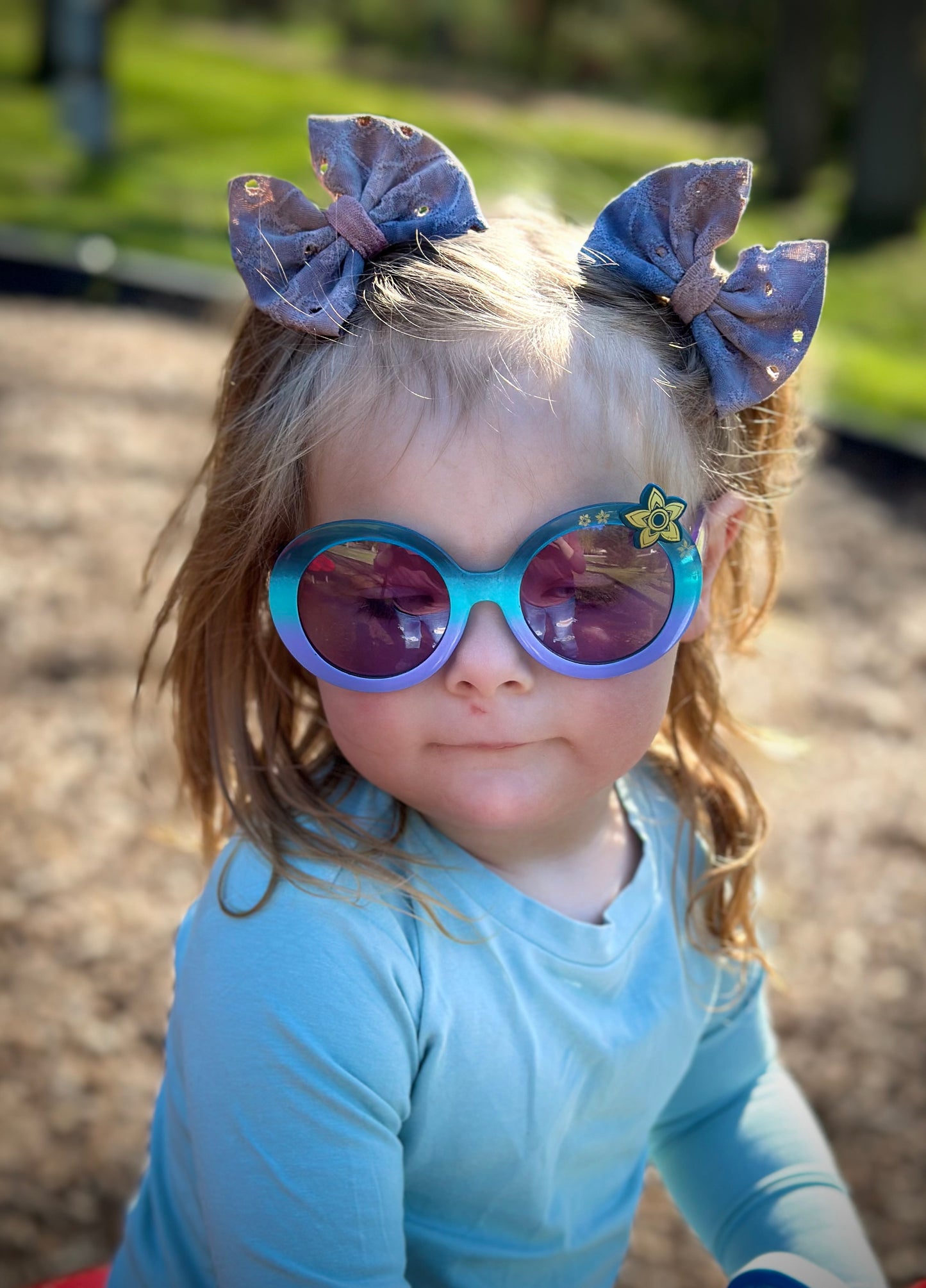 Eyelet: Dusty Blue Tie Dye