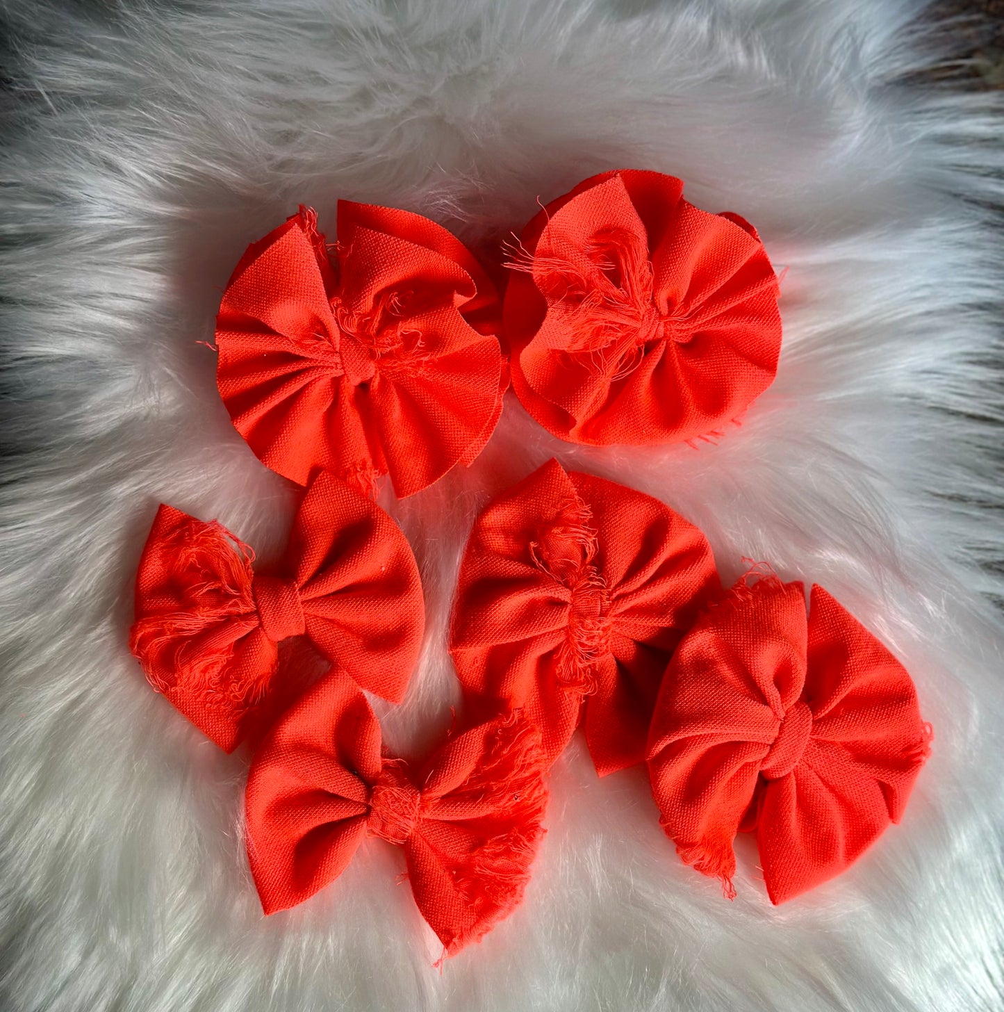 Neon Coral Distressed