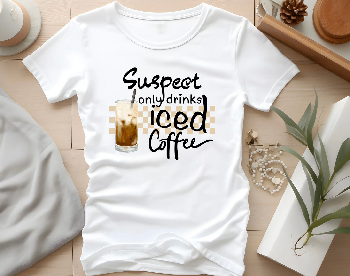 Suspect Drinks Iced Coffee