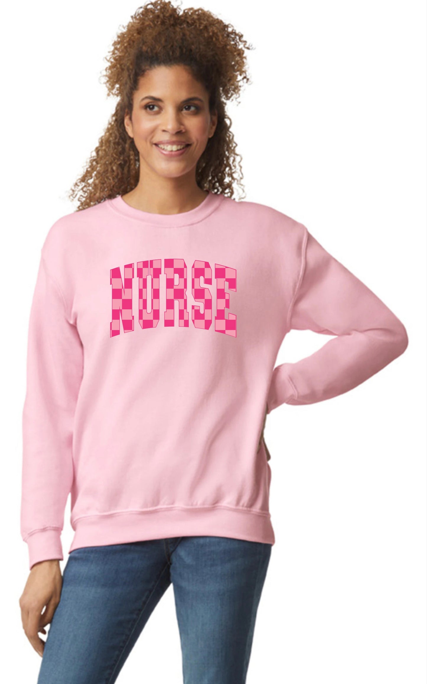 Pink Checkered Nurse