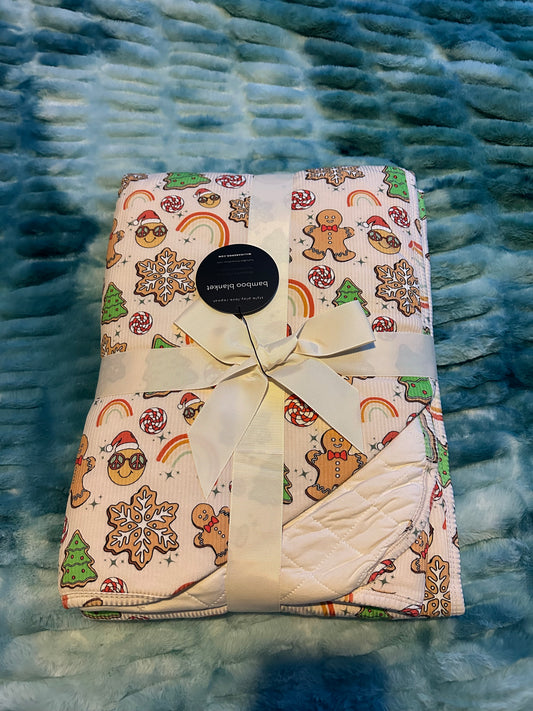 Holiday Ribbed Bamboo Quilt 60x80