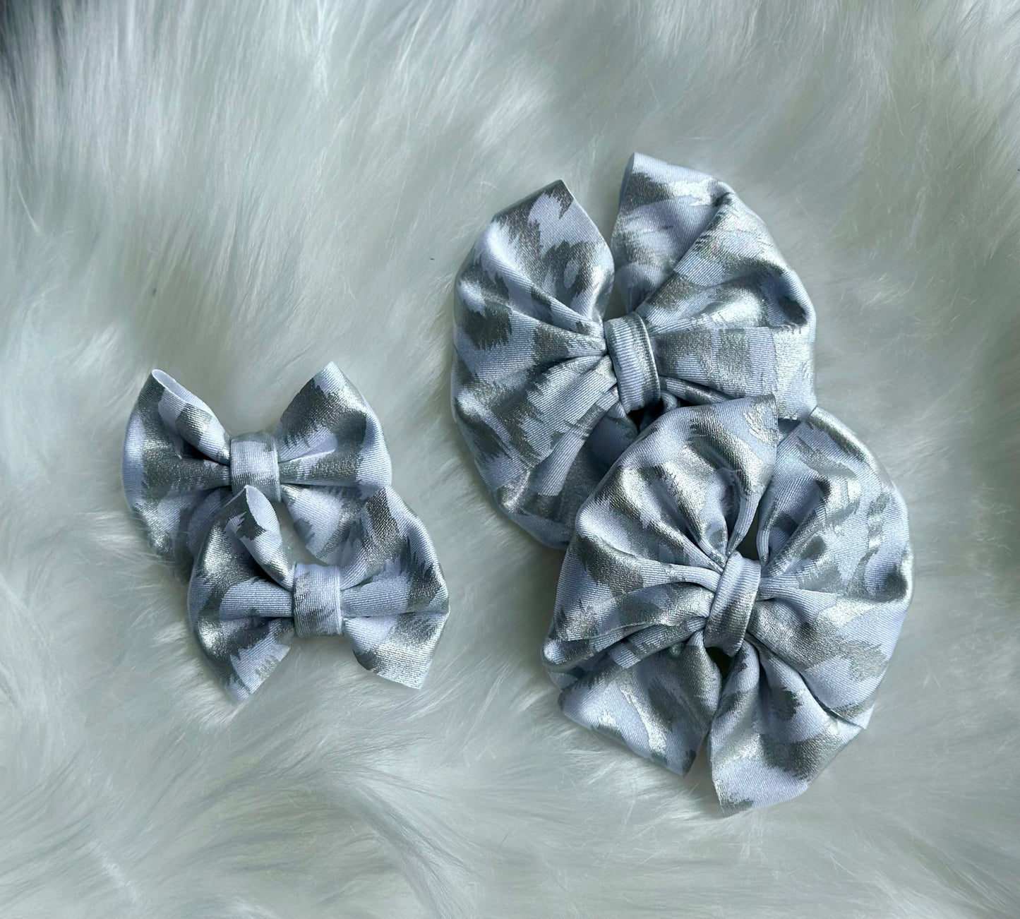 Silver & Ivory Leopard