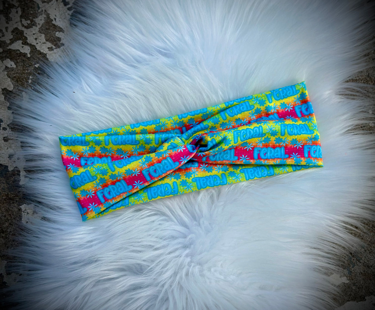 Neon Feral Wraps & Scrunchies