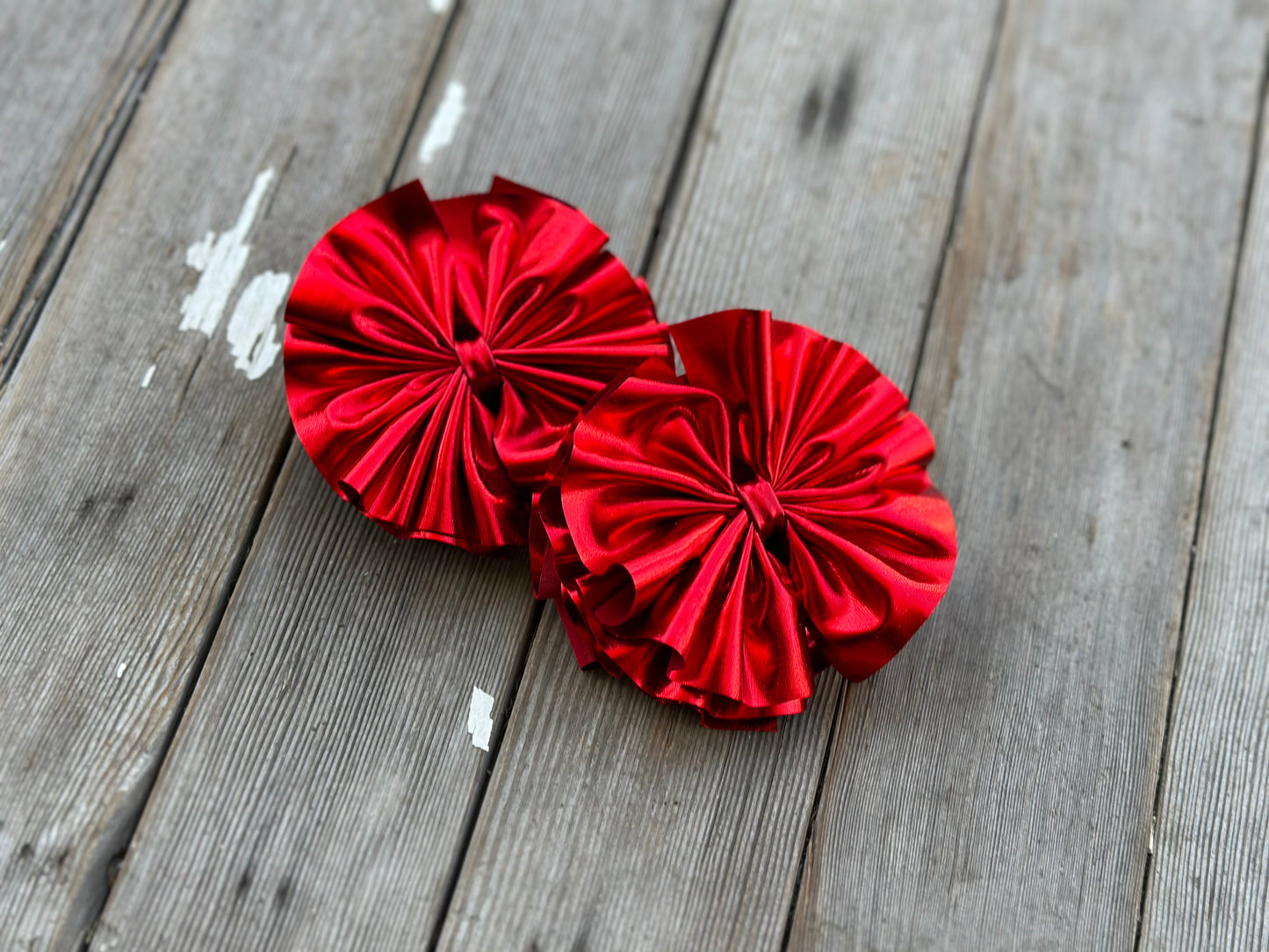 Pleather: Metallic Red