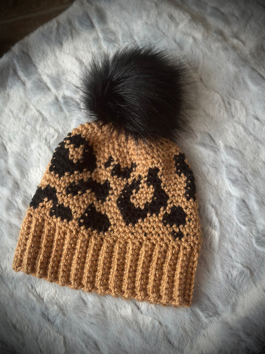 Leopard Beanie