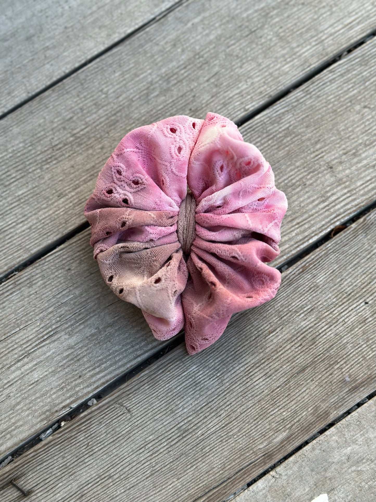 Eyelet: Dusty Rose Tie Dye