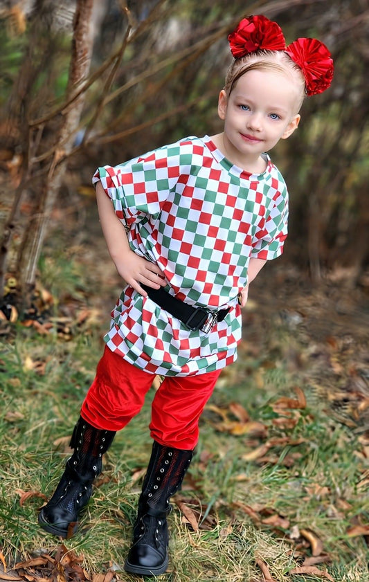 Pleather: Metallic Red