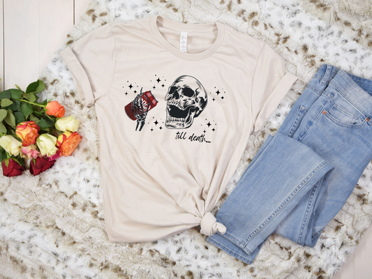 Til Death Skeleton Tee